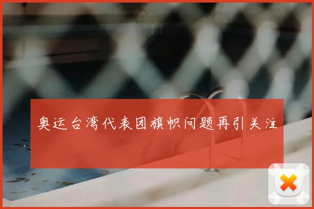 奥运台湾代表团旗帜问题再引关注