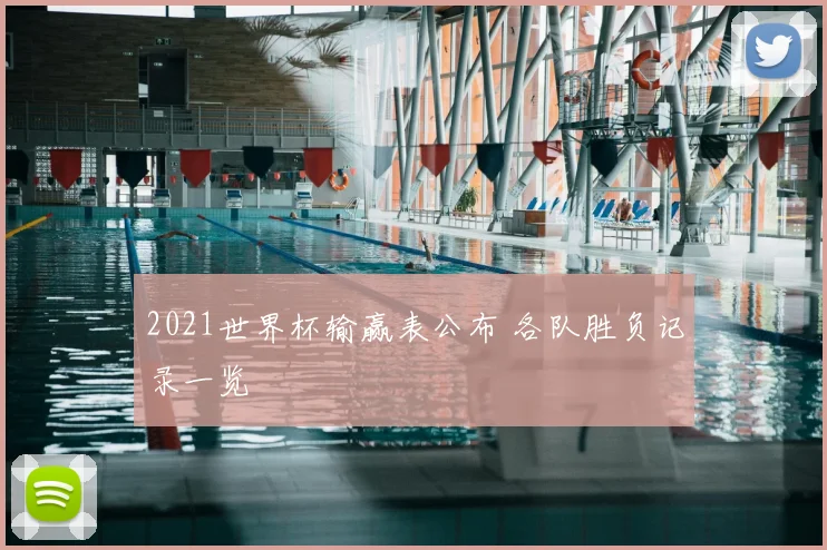 2021世界杯输赢表公布 各队胜负记录一览